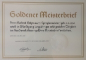 Goldener Meisterbrief